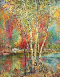 Abedules plateados, c.1929